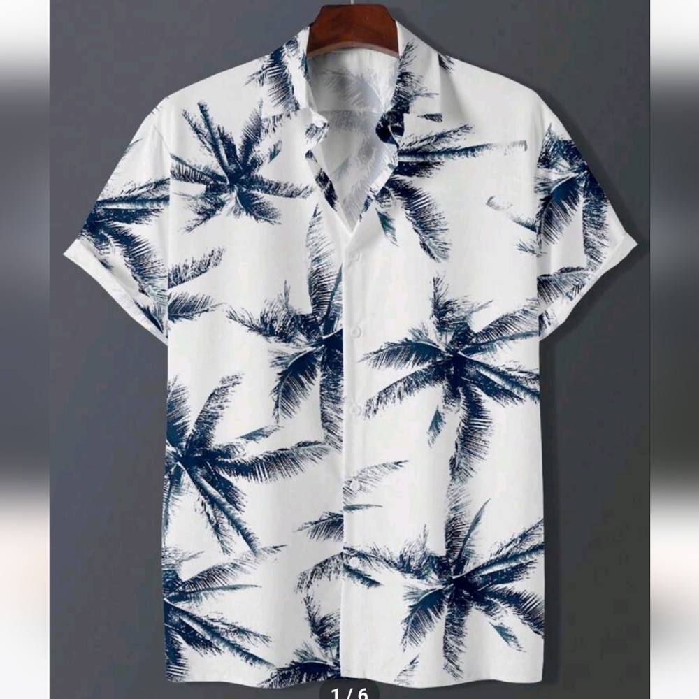 Men's Tropical Print Shirt